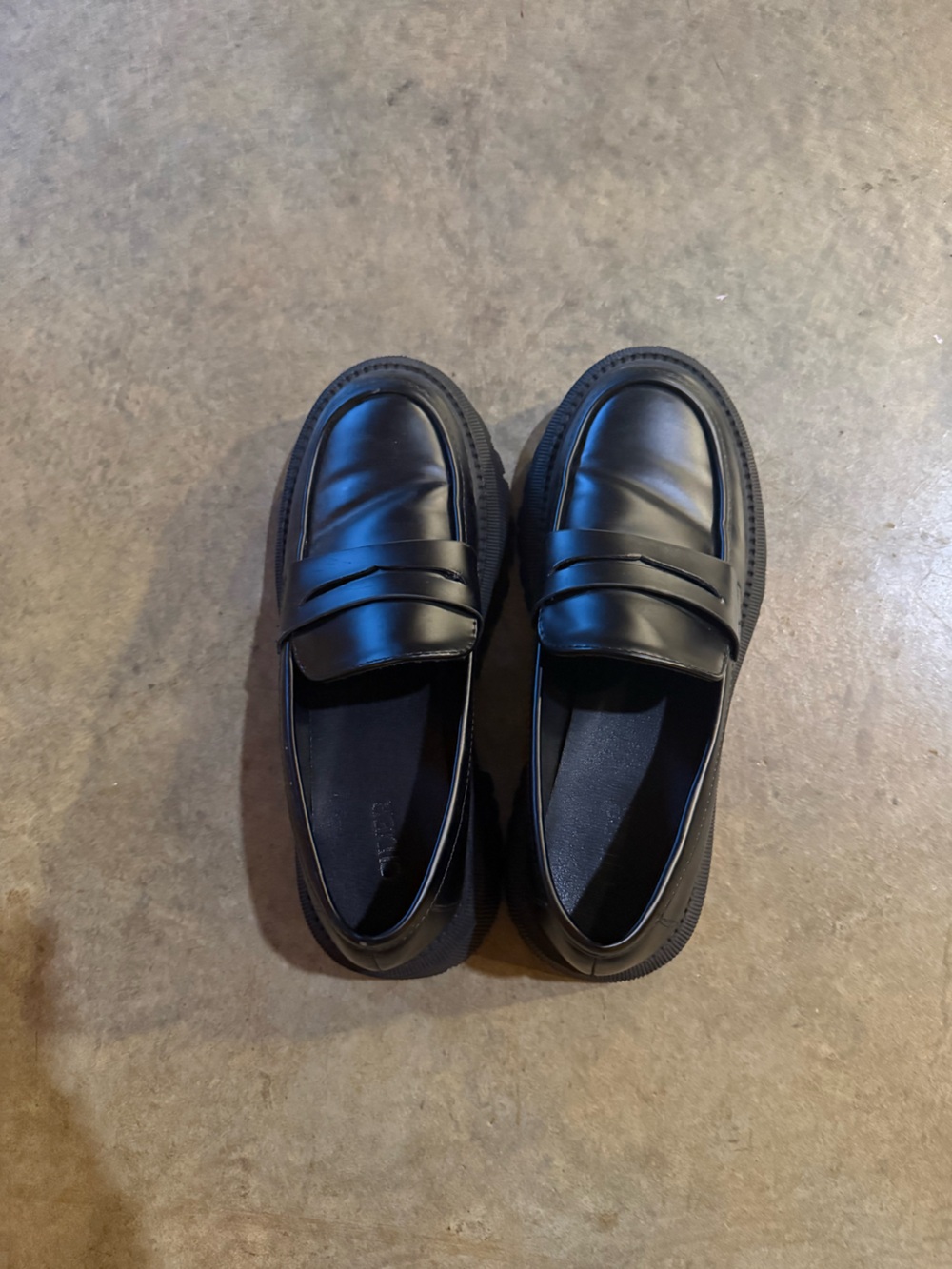 Cider Women's Black Penny Loafers - Classic Slip-On Dress Shoes